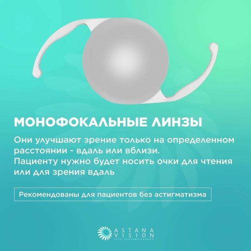 Какие типы факичных интраокулярных линз существуют?